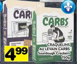 Supermarché PA CRAQUELINS AU LEVAIN CARBS offer