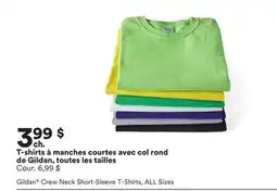 Michaels T-shirts à manches courtes avec col rond de Gildan, toutes les tailles offer