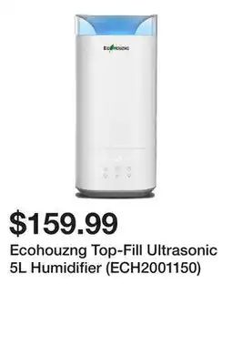 Newegg Ecohouzng Top-Fill Ultrasonic 5L Humidifier (ECH2001150) offer