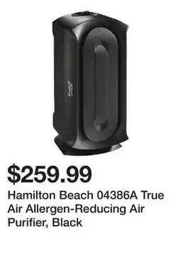 Newegg Hamilton Beach 04386A True Air Allergen-Reducing Air Purifier, Black offer