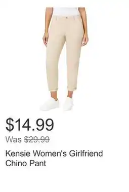 Costco Kensie Women's Girlfriend Chino Pant offer