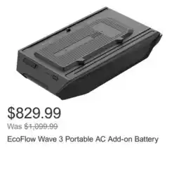 Costco EcoFlow Wave 3 Portable AC Add-on Battery offer