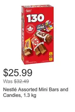Costco Nestlé Assorted Mini Bars and Candies, 1.3 kg offer