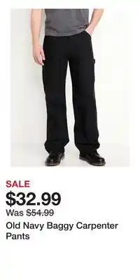 Old Navy Old Navy Baggy Carpenter Pants offer