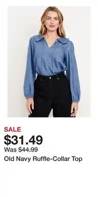 Old Navy Old Navy Ruffle-Collar Top offer