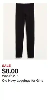 Old Navy Old Navy Leggings for Girls offer