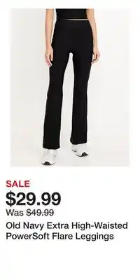 Old Navy Old Navy Extra High-Waisted PowerSoft Flare Leggings offer