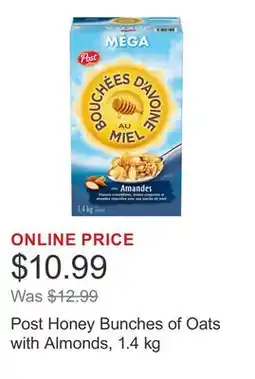 Costco Post Honey Bunches of Oats with Almonds, 1.4 kg offer