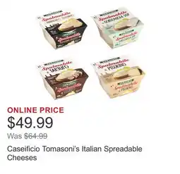 Costco Caseificio Tomasoni's Italian Spreadable Cheeses offer