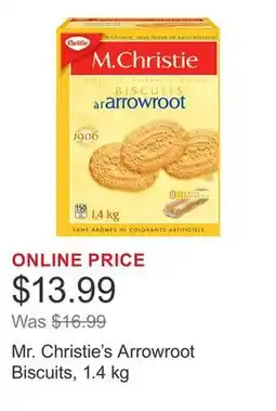 Costco Mr. Christie's Arrowroot Biscuits, 1.4 kg offer
