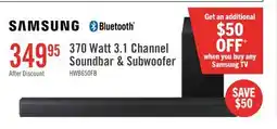 The Brick Samsung HW-B650F 3.1-Channel 370 W Soundbar with Wireless Subwoofer offer
