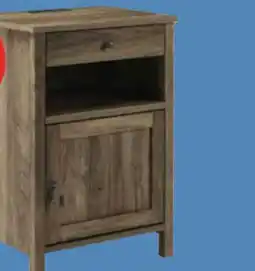 The Brick Theo Bedside 1-Drawer Nightstand with Storage Cabinet, 18W x 25.75H - Brown offer