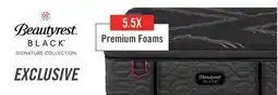 The Brick Beautyrest Black Signature Amethyst Eurotop Queen Mattress offer