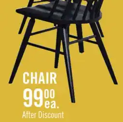 The Brick Astro Dining Chair with Curved Spindle-Back - Black offer