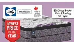 The Brick Sealy Posturepedic Bloomfield 2.0 Eurotop Queen Mattress offer
