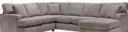 The Brick Made in Canada Luxe 3-Piece Right-Facing Fabric Sectional with Removable Cushions - Zaftig Dove Grey offer