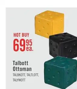 The Brick Talbott Ottoman offer