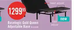 The Brick Baselogic Gold Queen Adjustable Base offer
