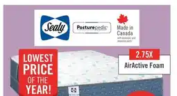The Brick Sealy Posturepedic Luxury Crown Jewel Resort Cabo Tight Top Queen Mattress offer
