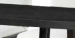 The Brick Alma Dining Table with Trestle Base, 86W - Charcoal Black offer
