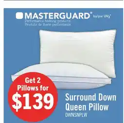 The Brick Masterguard Surround Down Queen Pillow offer