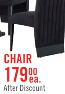 The Brick Vega Dining Chair with Polyester Fabric, Wood, Channeled Tufting - Black offer