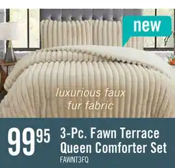 The Brick Fawn Terrace 3-Piece Full/Queen Comforter Set - Warm Caramel offer