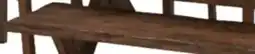 The Brick Plum Dining Bench, Wood, Live-Edge Look, 47.25W- Nutmeg Brown offer