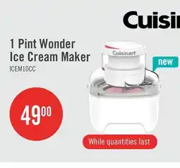 The Brick Cuisinart 1 Pint Wonder Ice Cream Maker - ICE-M10C offer