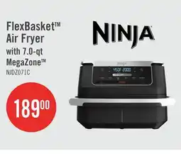 The Brick Ninja Foodi 6-in-1 DualZone FlexBasket Air Fryer with 7 Qt. MegaZone - DZ071C offer