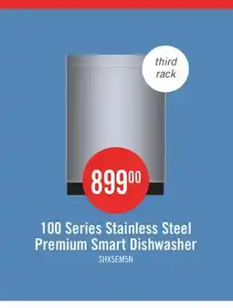 The Brick Bosch 100 Series Premium Smart Dishwasher with Third Rack - SHX5AEM5N offer