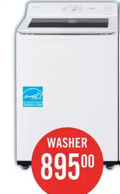 The Brick LG 5.6 Cu. Ft. Smart Top-Load Washer with EasyUnload - Essence White - WT8205CW offer