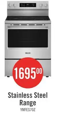 The Brick Maytag 30 5.3 Cu. Ft. Electric Range with No Preheat Air Fry - Stainless Steel - YMFES7030SZ offer