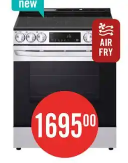 The Brick LG 6.3 Cu. Ft Smart Electric Range with EasyClean - Smudge Resistant Stainless Steel - LSEL6333XE offer
