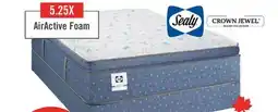 The Brick Sealy Posturepedic Luxury Crown Jewel Resort Paradiso Euro Pillowtop Queen Mattress offer