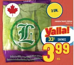 Marché Adonis Romaine hearts lettuce offer