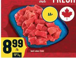 Marché Adonis Beef cubes Halal offer