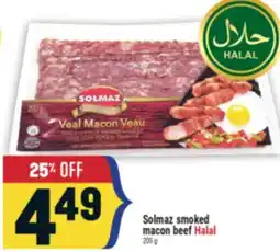 Marché Adonis Solmaz smoked macon beef Halal offer