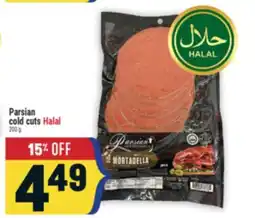 Marché Adonis Parsian cold cuts Halal offer