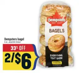 Marché Adonis Dempsters bagel offer
