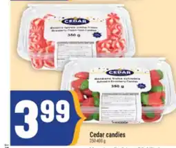 Marché Adonis Cedar candies offer