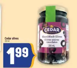 Marché Adonis Cedar olives offer