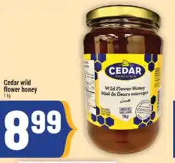 Marché Adonis Cedar wild flower honey offer