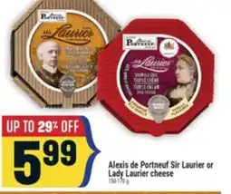 Marché Adonis Alexis de Portneuf Sir Laurier or Lady Laurier cheese offer