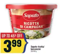 Marché Adonis Saputo ricotta/ bocconcini offer