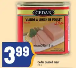 Marché Adonis Cedar canned meat offer
