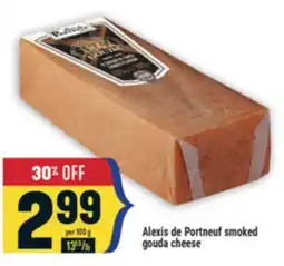 Marché Adonis Alexis de Portneuf smoked gouda cheese offer