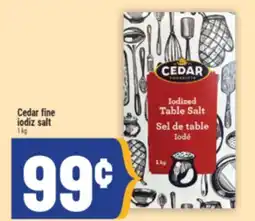 Marché Adonis Cedar fine iodiz salt offer
