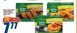 Marché Adonis Maple Lodge Zabiha breaded chicken burger, nuggets or strips Halal offer