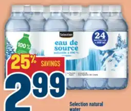 Marché Adonis Selection natural water offer